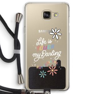 Tough Life: Samsung Galaxy A5 (2016) Transparant Hoesje met koord