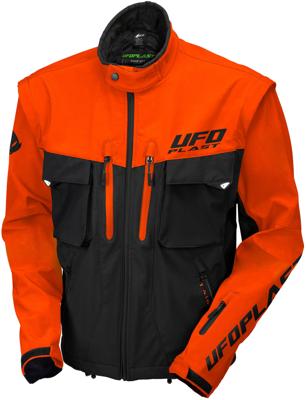UFO PLAST Enduro jacket ufo black/orange gr. m