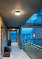 SG Piano LED Plafondlamp 19W 3000K mat zwart IP65 IK10 624876 voor wand of plafondmontage slagvast