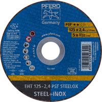 PFERD PSF STEELOX 61721122 Doorslijpschijf recht 125 mm 25 stuk(s) RVS, Staal