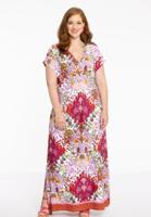 Yoek Jurk met overslag | Rood | Maat 58/60 Yoek Jurk met overslag | Rood | Maat 58/60