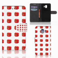 Samsung Galaxy J4 2018 Book Cover Paprika Red - thumbnail