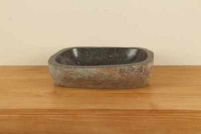 Rivierstenen waskom RM030305, 46x32x15 cm