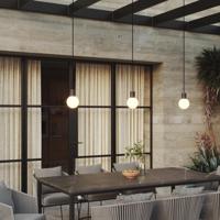 Hanglamp buiten &apos;Onbreekbare Bal&apos; 3x E27 IP65 (met led)