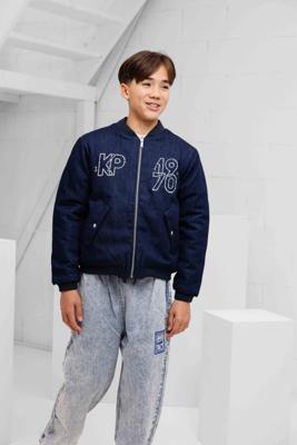Kenzo Galaxy Embroidered Reversible Jacket Kids Donkerblauw - Maat 9/10 jaar - Kleur: DonkerblauwOranje | Soccerfanshop