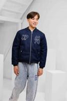 Kenzo Galaxy Embroidered Reversible Jacket Kids Donkerblauw - Maat 9/10 jaar - Kleur: DonkerblauwOranje | Soccerfanshop Kenzo Galaxy Embroidered Reversible Jacket Kids Donkerblauw - Maat 9/10 jaar - Kleur: DonkerblauwOranje | Soccerfanshop