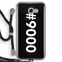 #9000: Samsung Galaxy A5 (2017) Transparant Hoesje met koord