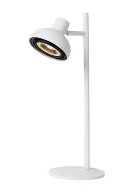 Lucide SENSAS - Bureaulamp - Ø 18 cm - 1xGU10 (ES111) - Wit