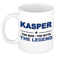 Kasper The man, The myth the legend cadeau koffie mok / thee beker 300 ml - thumbnail