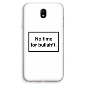 No time: Samsung Galaxy J7 (2017) Transparant Hoesje