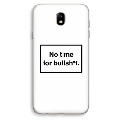 No time: Samsung Galaxy J7 (2017) Transparant Hoesje