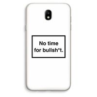 No time: Samsung Galaxy J7 (2017) Transparant Hoesje