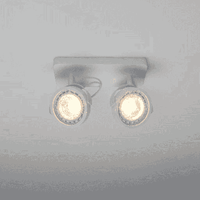 Zuiver Plafondlamp 'Dice' 2-lamps, kleur Wit