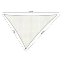 Shadow Comfort driehoek 3,5x4x4,5m Arctic White - thumbnail