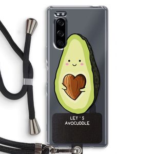 Avocuddle: Sony Xperia 5 Transparant Hoesje met koord