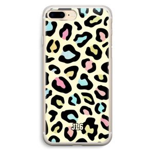 Leopard pattern: iPhone 7 Plus Transparant Hoesje