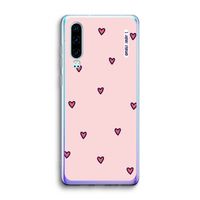 Hartjes: Huawei P30 Transparant Hoesje