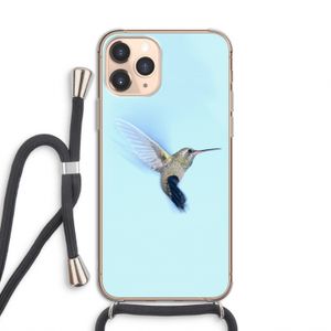 Kolibri: iPhone 11 Pro Transparant Hoesje met koord