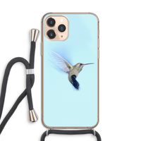 Kolibri: iPhone 11 Pro Transparant Hoesje met koord Kolibri: iPhone 11 Pro Transparant Hoesje met koord
