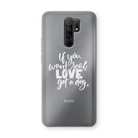 Partner in crime: Xiaomi Redmi 9 Transparant Hoesje