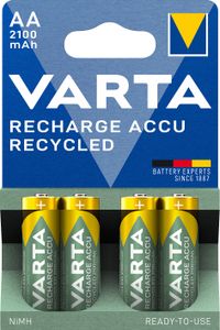 Varta Recycled AA 2100mAh Oplaadbare batterij Nikkel-Metaalhydride (NiMH)