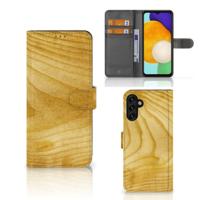 Samsung Galaxy A04s | Samsung Galaxy A13 5G | Book Style Case | Licht Hout