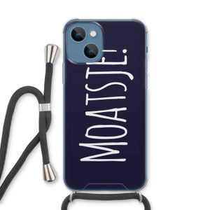 Moatsje!: iPhone 13 Transparant Hoesje met koord