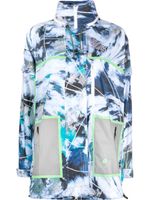 adidas by Stella McCartney veste TrueNature Packable à imprimé abstrait - Bleu - thumbnail