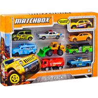 Matchbox Gift Pack 9 auto's speelgoedvoertuig Assortiment product, schaal 1:16