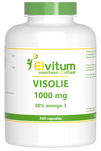 Elvitum Visolie 1000mg Capsules