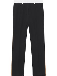 Burberry side stripe tailored trousers - Noir