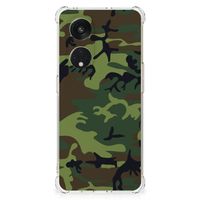 OPPO Reno8 T 5G Doorzichtige Silicone Hoesje Army Dark