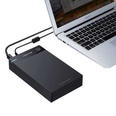 UGREEN US222 HDD behuizing 2.5 / 3.5 inch SATA naar USB 3.0 SSD Adapter Hard Disk Drive vak Externe HDD hoes steun UASP Protocol