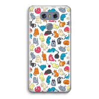 Kleurrijke katten: LG G6 Transparant Hoesje