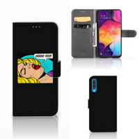 Samsung Galaxy A50 Wallet Case met Pasjes Popart Oh Yes - thumbnail