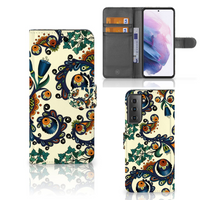 Wallet Case Samsung Galaxy S21 Plus Barok Flower - thumbnail