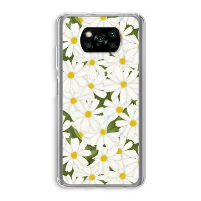 Summer Daisies: Xiaomi Poco X3 Pro Transparant Hoesje