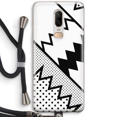 Pop Art #5: OnePlus 6 Transparant Hoesje met koord