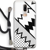 Pop Art #5: OnePlus 6 Transparant Hoesje met koord