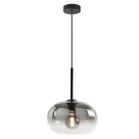 Hanglamp Bellini plat smoke-helder 1 lichts - thumbnail