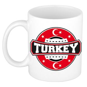 Turkey / Turkije embleem mok / beker 300 ml