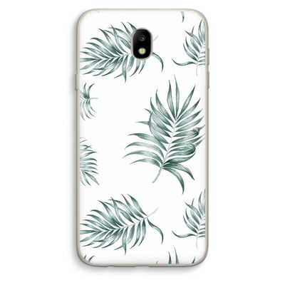 Simple leaves: Samsung Galaxy J7 (2017) Transparant Hoesje