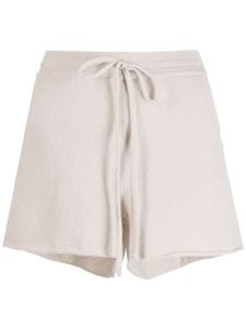 Teddy Cashmere short en cachemire Portofino à lien de resserrage - Tons neutres