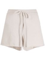 Teddy Cashmere short en cachemire Portofino à lien de resserrage - Tons neutres