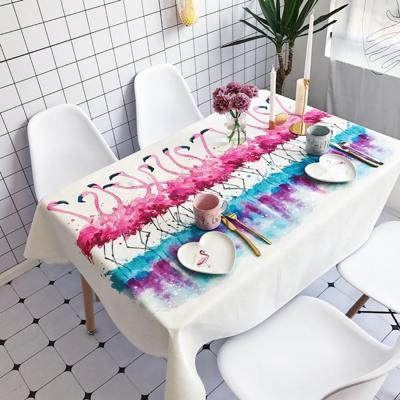 Ballet patroon waterdichte anti-broeien katoen en linnen Table Cloth maat: 140 x 140 cm