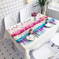 Ballet patroon waterdichte anti-broeien katoen en linnen Table Cloth maat: 140 x 140 cm