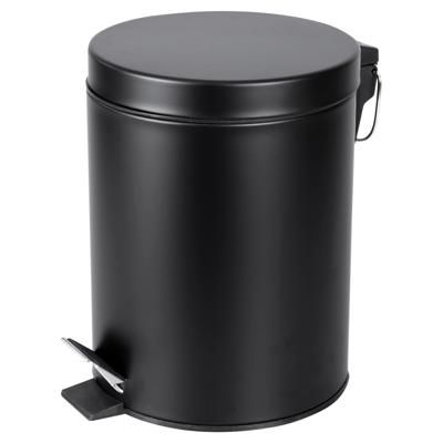 Differnz pedaalemmer 5 liter mat zwart