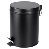 Differnz pedaalemmer 5 liter mat zwart