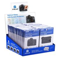 60 stuks PULUZ 2.5D gebogen rand 9H oppervlakte hardheid getemperd glas Screen Protector Kits voor Canon 5D Mark IV / Mark III Sony RX100 / A7M2 / A7R