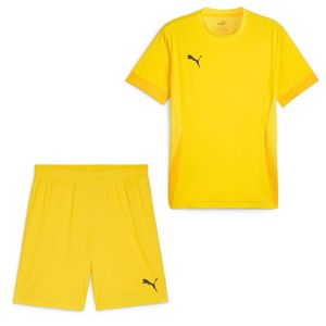 PUMA teamGOAL Matchday Voetbaltenue Kids Geel Zwart